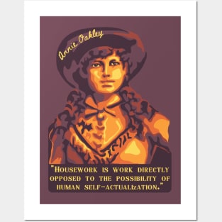 Annie Oakley Portrait and Quote Posters and Art